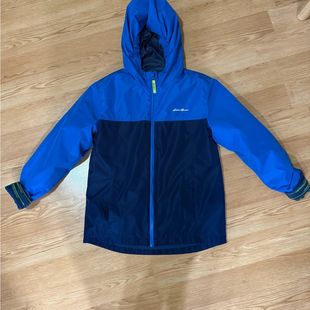 Eddie Bauer Royal Blue and Navy Hooded Jacket